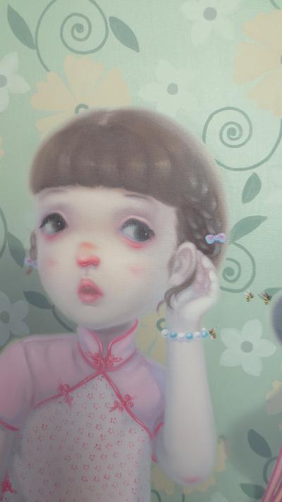 LIU Ting Ting - My secret garden, 2012 - Huile sur toile 2