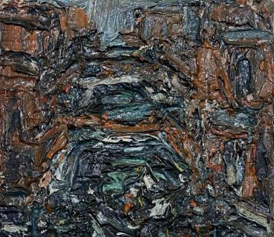André COTTAVOZ - Canal à Venise, 1983 - Huile sur panneau signée 2