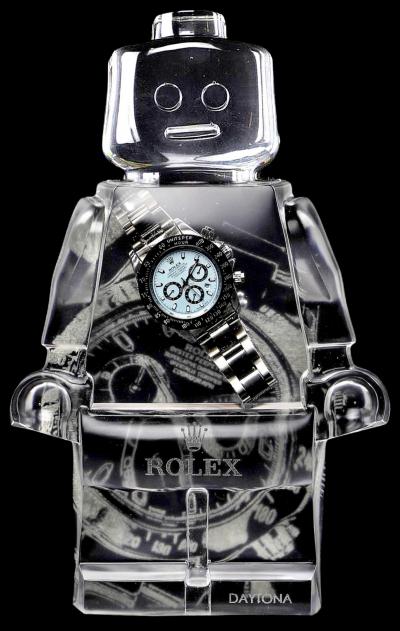 Vincent SABATIER - Rolex Daytona Silver Blue, 2021 - Impression giclée signée et numérotée 2