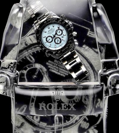 Vincent SABATIER - Rolex Daytona Silver Blue, 2021 - Impression giclée signée et numérotée 2