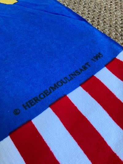 Tintin beach towel, c.1990 2
