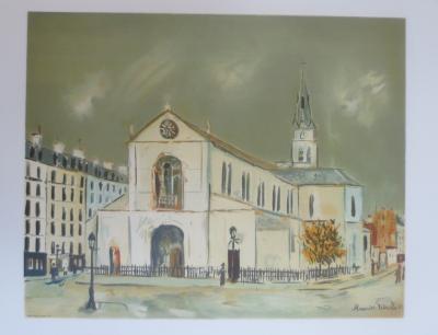UTRILLO Maurice (d’aprés) lithographie 2