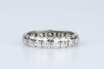 Alliance Américaine en or blanc 2