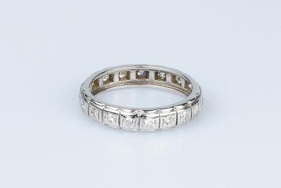 Alliance Américaine en or blanc 2