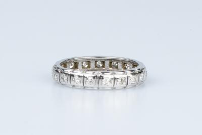 Alliance Américaine en or blanc 2