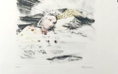 Mimmo ROTELLA - Sans titre - Aquatinte signée au crayon 2