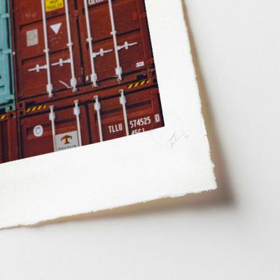 JR - Ballerina in containers, 2021 - Lithographie signée et numérotée 2