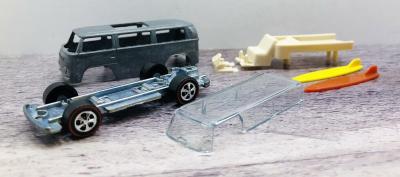 Hot Wheels redline Original Brightvision VW Beach Bomb Chargeur arrière (#0357) 2