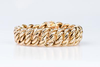 Bracelet en or rose 18 carats