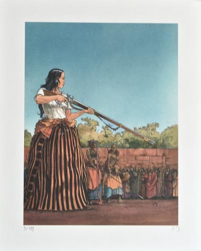 François Bourgeon - L’heure du serpent - Affiche signée et numérotée 2