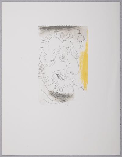 Pablo PICASSO (D’après) - Le Goût du Bonheur (B), 1970 - Lithographie sur papier Vélin d’Arches 2