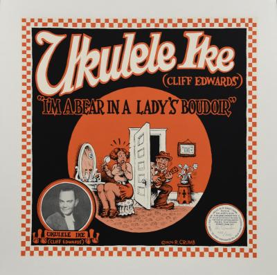 ROBERT CRUMB - UKULELE IKE - Sérigraphie signée 2