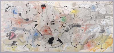 Joan MIRO - Graphismes, 1961 - Lithographie originale en couleurs sur papier vélin (triptyque) 2