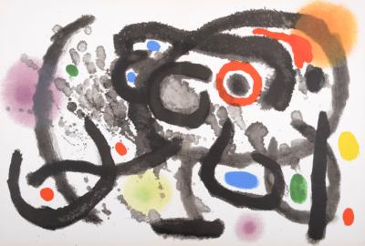 Joan Miro (1893-1983) - Composition, 1961 - Lithograph 2