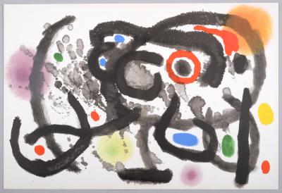 Joan Miro (1893-1983) - Composition, 1961 - Lithograph 2