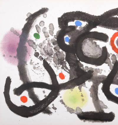 Joan Miro (1893-1983) - Composition, 1961 - Lithograph 2