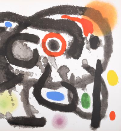 Joan Miro (1893-1983) - Composition, 1961 - Lithograph 2
