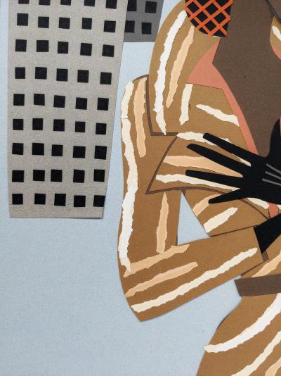 Michael ROBERTS - New York élégance, c. 1990 - Papier découpé 2