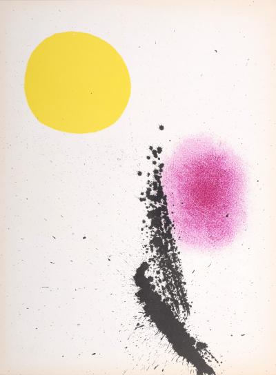 Joan MIRO - Composition (D), 1961 - Original lithograph in colors on wove paper. 2