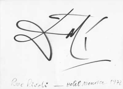 Salvador DALI – Signiertes Silberfoto 2