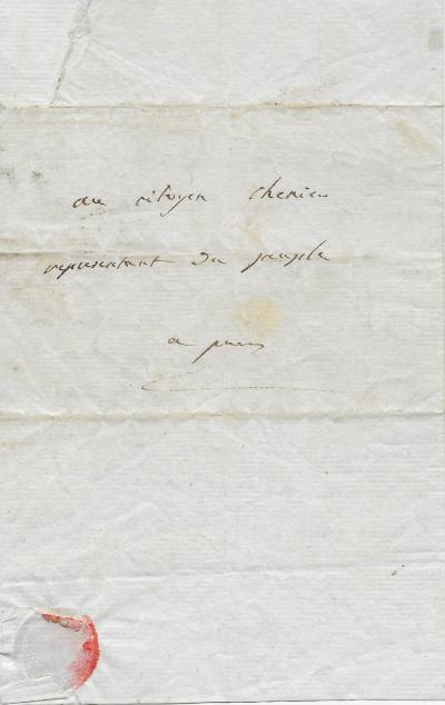 Charles Maurice de TALLEYRAND - Lettre autographe signée 2