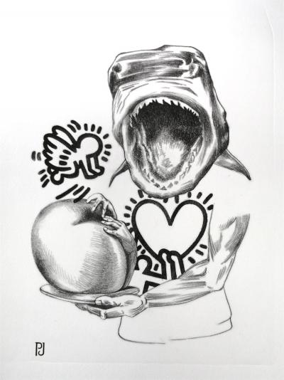 Pierre JACOB - JAWS A  - 2022, épreuve Lithographique 2