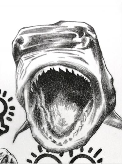 Pierre JACOB - JAWS A  - 2022, épreuve Lithographique 2