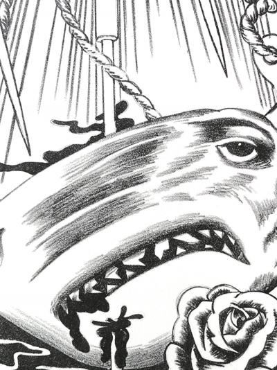Pierre JACOB - JAWS C - 2022, épreuve Lithographique 2