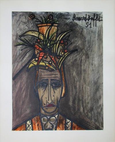 Bernard BUFFET (d'après) - Carnaval, 1960 - Lithographie au pochoir 2