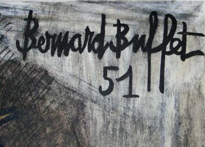 Bernard BUFFET (d'après) - Carnaval, 1960 - Lithographie au pochoir 2