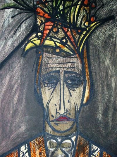 Bernard BUFFET (d'après) - Carnaval, 1960 - Lithographie au pochoir 2