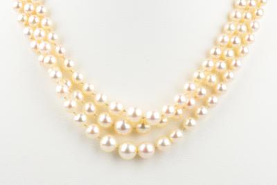 Collier perles de culture en chute 2