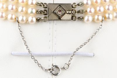 Collier perles de culture en chute 2