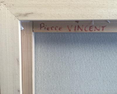 Pierre VINCENT - Icebergs, vers 1990 - Huile sur toile signée 2