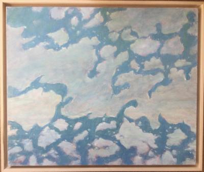 Pierre VINCENT - Icebergs, vers 1990 - Huile sur toile signée 2