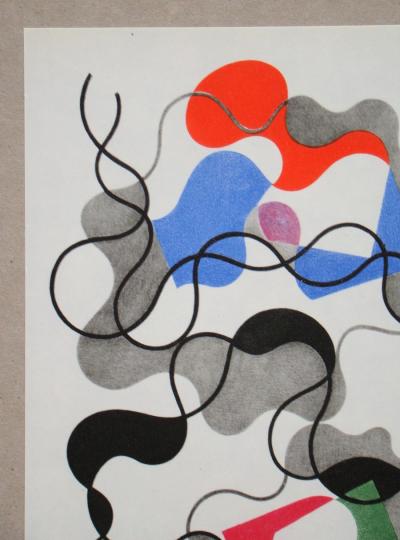 Sophie TAEUBER-ARP (d'après) - Lignes d'été, 1948 - Phototypie / Héliogravure 2