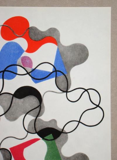 Sophie TAEUBER-ARP (d'après) - Lignes d'été, 1948 - Phototypie / Héliogravure 2