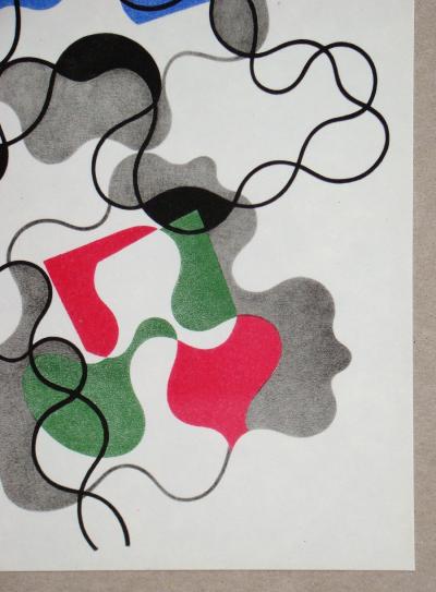 Sophie TAEUBER-ARP (d'après) - Lignes d'été, 1948 - Phototypie / Héliogravure 2