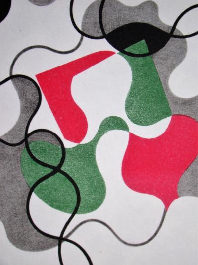 Sophie TAEUBER-ARP (d'après) - Lignes d'été, 1948 - Phototypie / Héliogravure 2