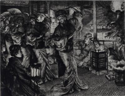 James TISSOT - Le Fils Prodigue, 1882 - Ensemble de 4 eaux-fortes 2