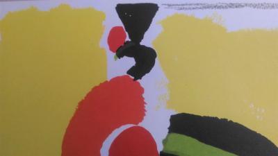 Sonia Delaunay (1885 - 1979) Danseuse Espagnole, 1969  Lithographie originale 2