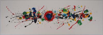 Sam FRANCIS - Harmonie de couleurs, 1992 - Lithographie originale imprimée par MOURLOT 2