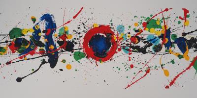 Sam FRANCIS - Harmonie de couleurs, 1992 - Lithographie originale imprimée par MOURLOT 2