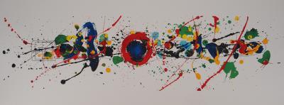 Sam FRANCIS - Harmonie de couleurs, 1992 - Lithographie originale imprimée par Mourlot 2