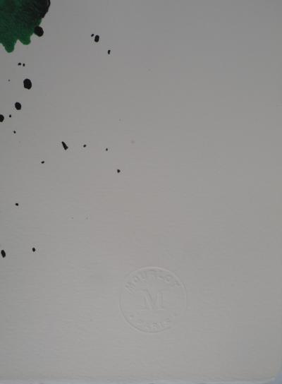 Sam FRANCIS - Harmonie de couleurs, 1992 - Lithographie originale imprimée par Mourlot 2