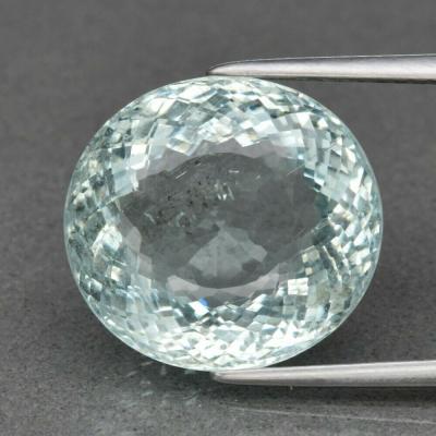 8,05 carats. Aigue-marine bleu verdâtre naturel 2