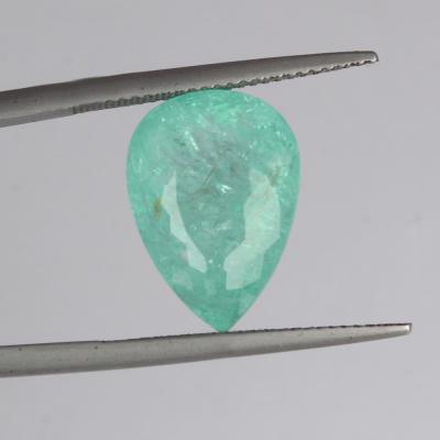 9,88 carats. Tourmaline Paraiba vert bleuté néon 2