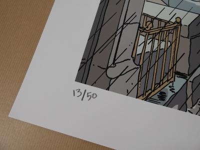 Jacques Tardi - Nestor Burma 20ème arr. de Paris - Estampe signée 2