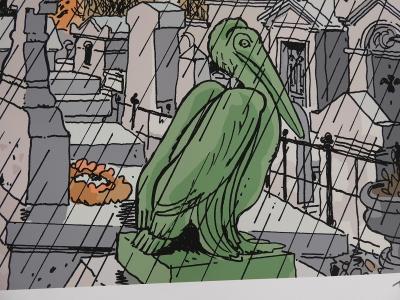 Jacques Tardi - Nestor Burma 20ème arr. de Paris - Estampe signée 2