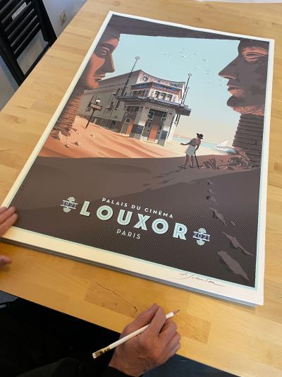 François SCHUITEN et Laurent DURIEUX - Louxor - Sérigraphie signée et numérotée 2